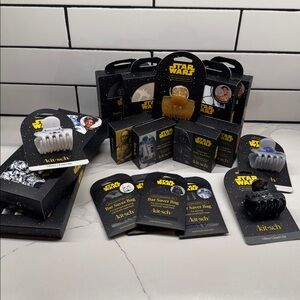 Kitsch Star Wars SPECIAL EDITION Hair-Body Care Bundle- Blue, White, Gold, Black